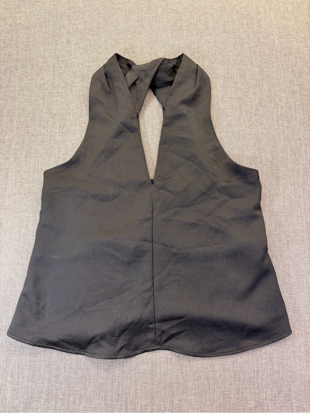 Express Women’s Black V-Neck Halter Camisole Size XS Sexy